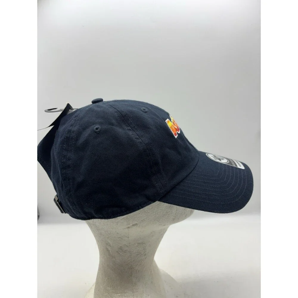 NWT 47 Brand Houston Astros Clean Up Strapback Hat Navy Rainbow Tequila Sunrise